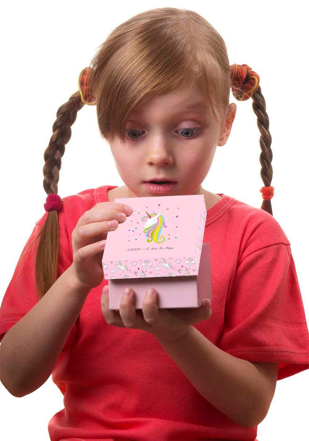 Girls Headphones - TMHH Kids Teens Safe Friendly Earphones with Cute Earbuds Case, Microphone, Noise Canceling for School Travel Airplanes (Pink)