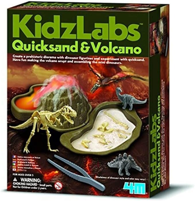 4M Kidz Labs Quicksand and Volcano Kit Great Gizmos Amazon.co.uk