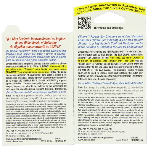 Clinere Ear Cleaners, 10 Count,  (Pack of 3)