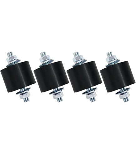 vibration isolation mounts amazon Uxcell M4 Male Female Rubber Shock Mounts main image 1