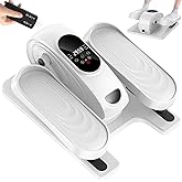 DamKee Under Desk Elliptical Exercise Machine, Electric Ellipse Leg Exerciser as Seen on TV, 15 Speeds Foot Exerciser While Sitting for Seniors, Portable Seated Pedal Exerciser for Home Office, Gifts