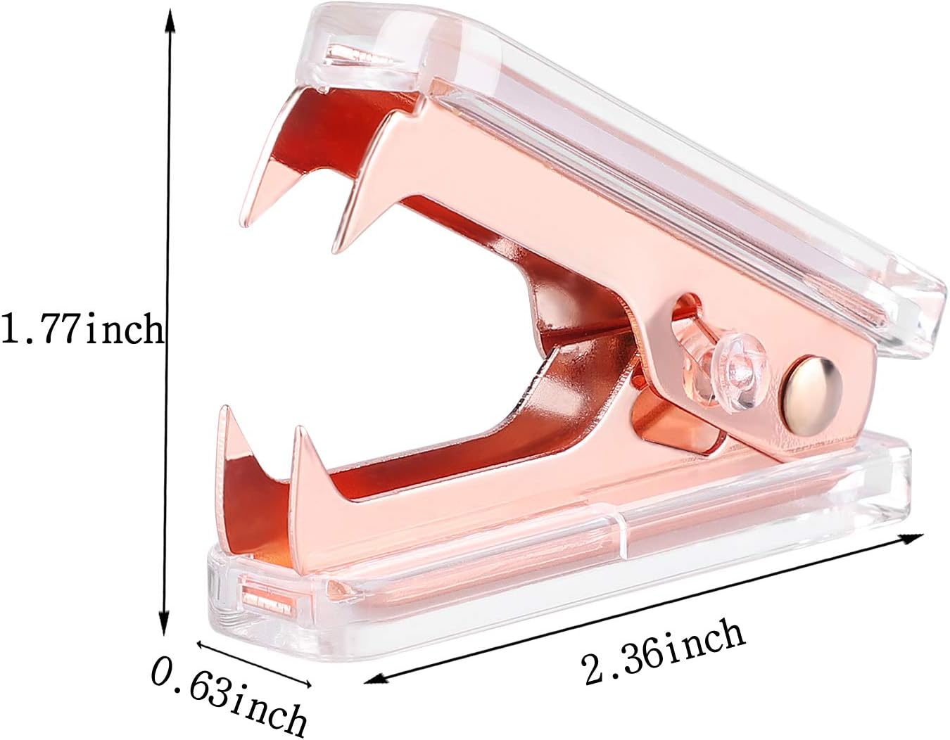 ALSISK Desk Accessory Kit, Acrylic Stapler Set, Tape Dispenser, Staple Remover with 1000pcs 26/6 Staples -Rose Gold : Office Products