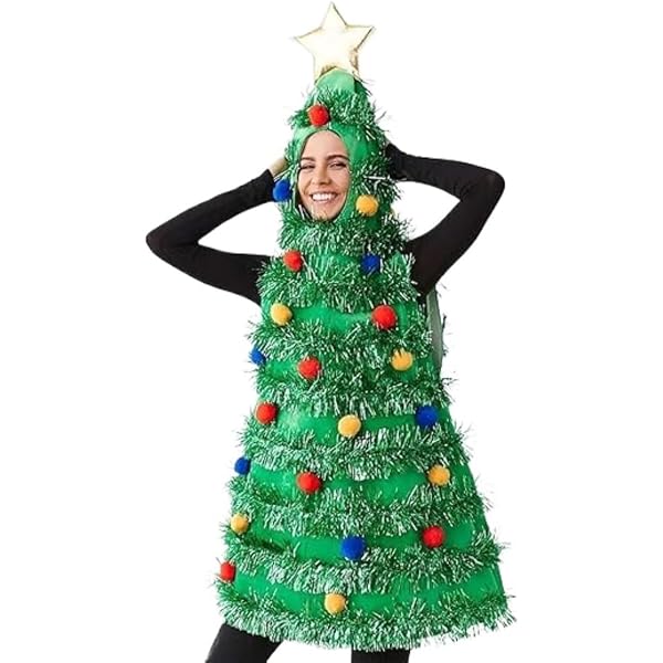 Amazon.com: Owl's-Yard Women Christmas Tree Dress Adult Sequin Fancy Hooded  Cosplay Costume With Belt Christma Party Exotic Costume (Green, S) :  Clothing, Shoes & Jewelry