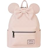Loungefly Minnie Mouse Checkered Texture Mini Backpack