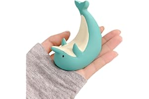 ELVRLA Creative Super Cute Sea Animals Dolphin Seal Penguin Phone Stand Phone Holder, Small Size Fashionable Lazy Use Handfree Cell Phone Desk Desktop Table PC Stand Desk Decoration -Green Dolphin