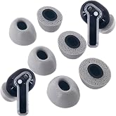 TENNMAK Replacement Memory Foam Eartips for Nothing &amp; CMF Earbuds,3 Pairs | Compatible with Nothing Ear / Ear (a) / Ear (3) /CMF Buds 2 &amp; 2a / 2 Plus/CMF Buds Pro &amp; Pro 2/ CMF Buds Earbuds Earpad,Gray