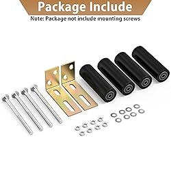 ForoGore 2 Pack 6" Slide Gate Guide Roller with