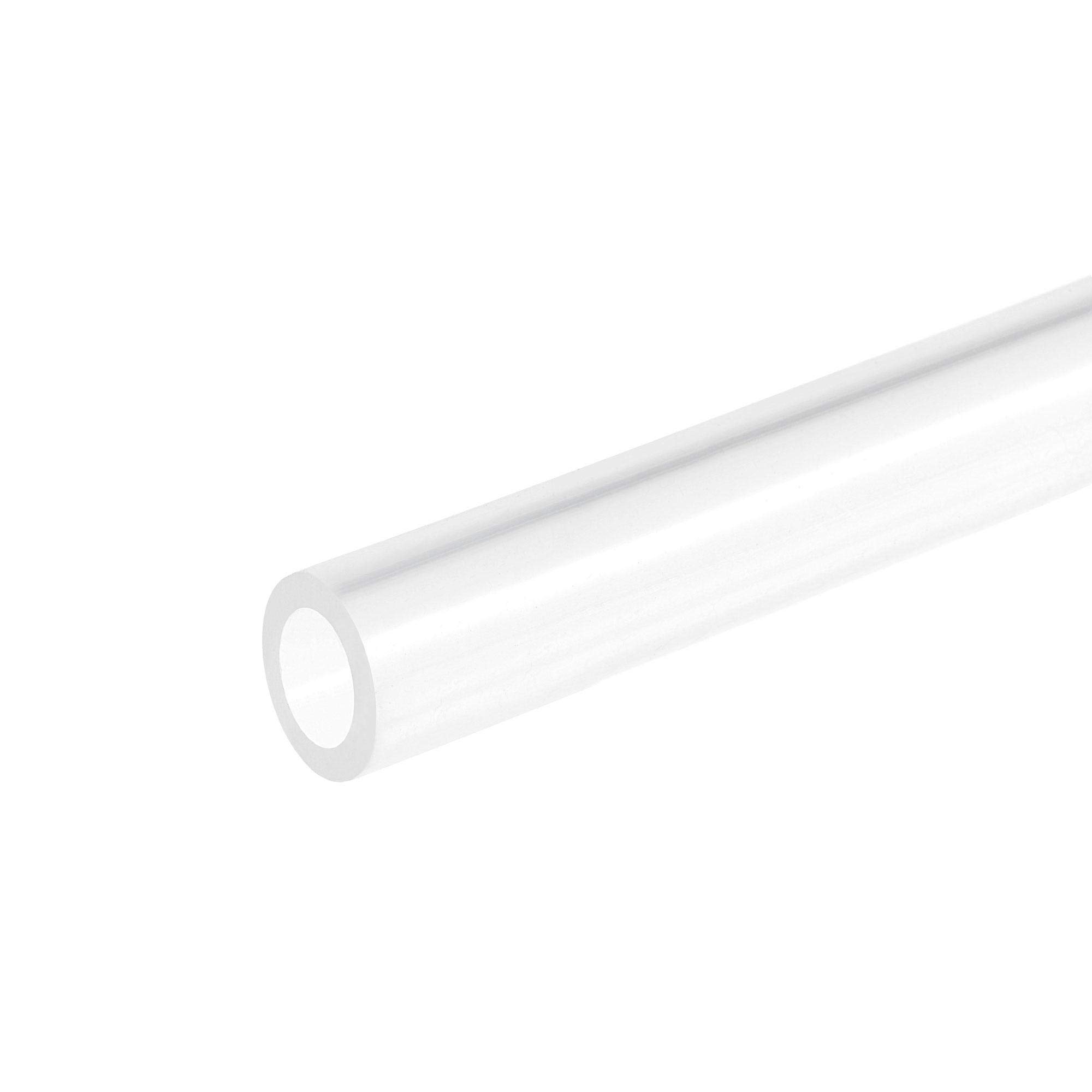 sourcing map Clear Silicone Tubing, 7mm ID 11mm OD 8ft, Flexible Silicone Tube for Air Water Pipe Pump Transfer