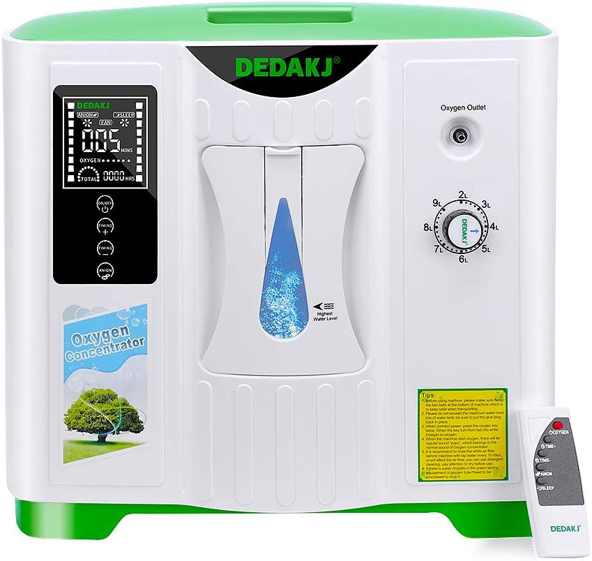 DDT-2A 2-9L/min 90% Flow Rate Adjustable Machine for Home and Travel Use, AC 110V Humidifiers