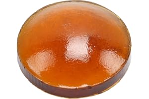 BIEYE Round Glass Jewels for Stained Glass Projects of Making Tiffany Style Lampshades, Window Panels and Suncatchers, 100PCS (Brown, 15mm)