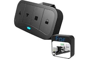 Blütezeit 300-916MHz Remote Control with Visor Clip, Car Universal Remotes for Sliding Gate/Garage Door/Swing Gate/Rolling Door Opener Automatic System