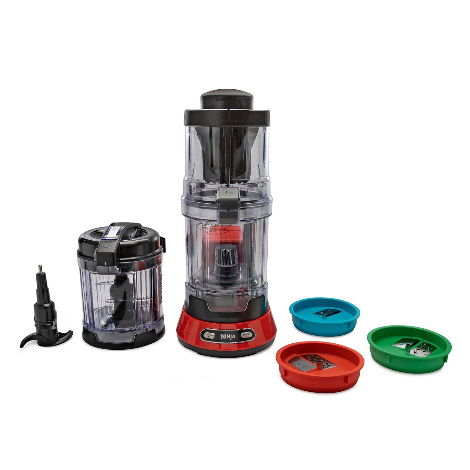 Ninja NN310 Precision Processor with AutoSpiralizer, 4Cup Bowl, 400