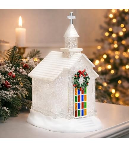 Amazon.com: Lenox Holiday Christmas Village Church Building