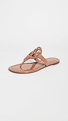 Tory Burch Women's Miller Thong Sandals, Tan, 8