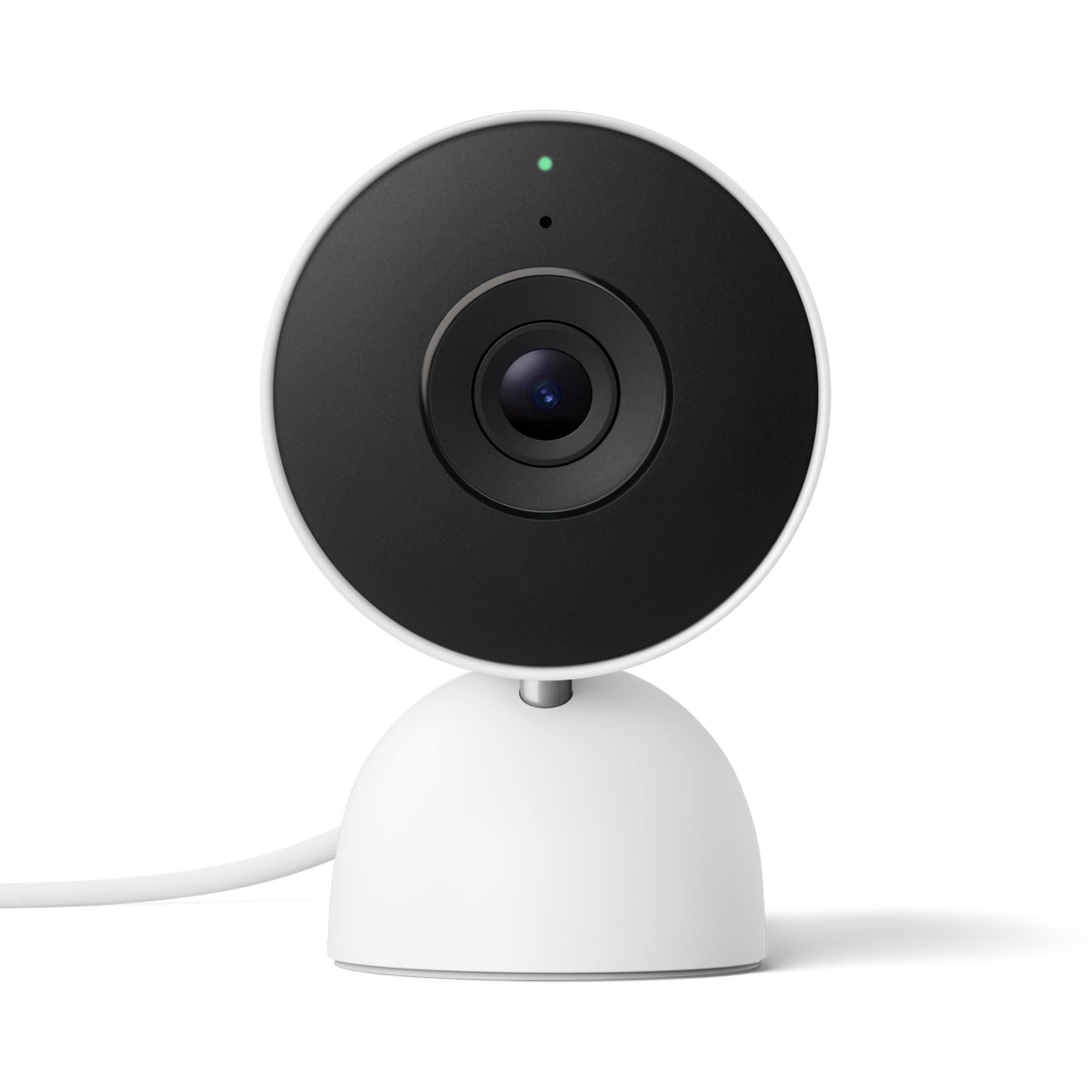 Google Nest Cam Indoor (con cavo, 3ª gen.) - Videocamera di sicurezza per interni con Video 2K - Compatibile con Google Home - Bianco ghiaccio