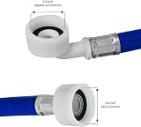 Spares2Go Universal Washing Machine Cold Water Fill Inlet Pipe Feed Hose 2.5m view 4