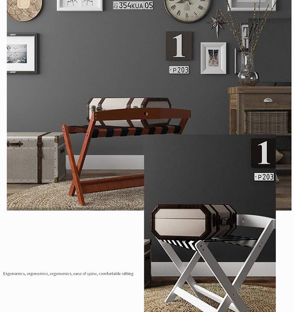 Color : A GDXLJ Soporte para Maletas Hotel Portaequipajes Plegable