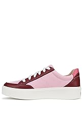 Dr. Scholl's Womens Madison Lace Sneaker Redpink 6 WW