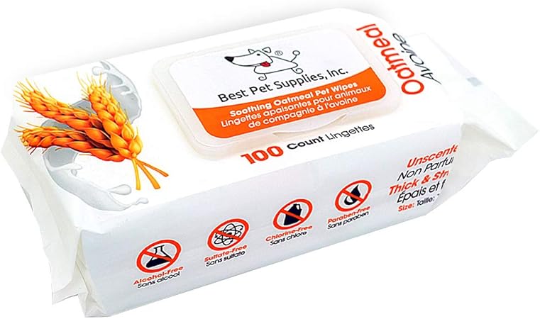 oatmeal wipes for dogs