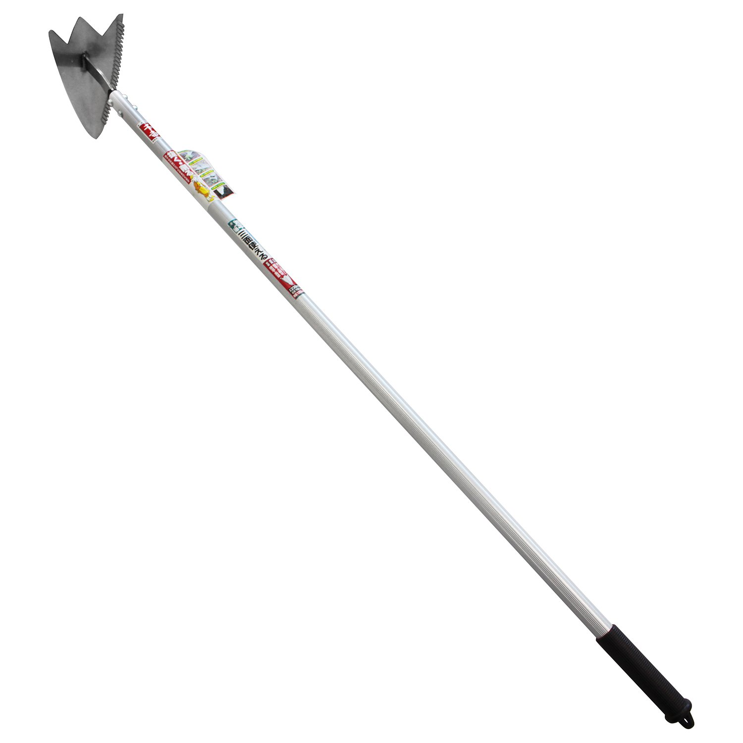 千吉(Senkichi) アルミ柄マルチ三角ホー ステンレスヘッド 柄長1200mm 刃長230mm 軽量700g 穴掘り 除草 土均し 土寄せ 畝立て商品画像