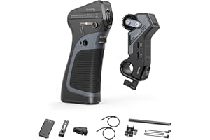 SMALLRIG MagicFIZ Wireless Follow Focus Handgrip Kit, Lens Focus Control with Receiver Motor, Handgrip, Electronic Controller