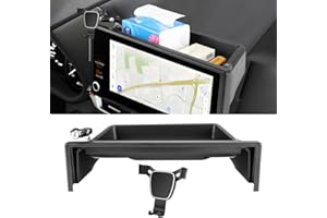 Car Phone Holder Center Console Organizer For Toyota Sienna 2025 2026【12.3-inch Screen，Not Fit LE 8-inch Screen】 Auto Accesso