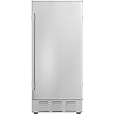 EdgeStar IB250OD 15 Inch Wide 20 Lbs. Capacity Built-in Ice Maker with 25 Lbs. Daily Ice Production - Stainless Steel