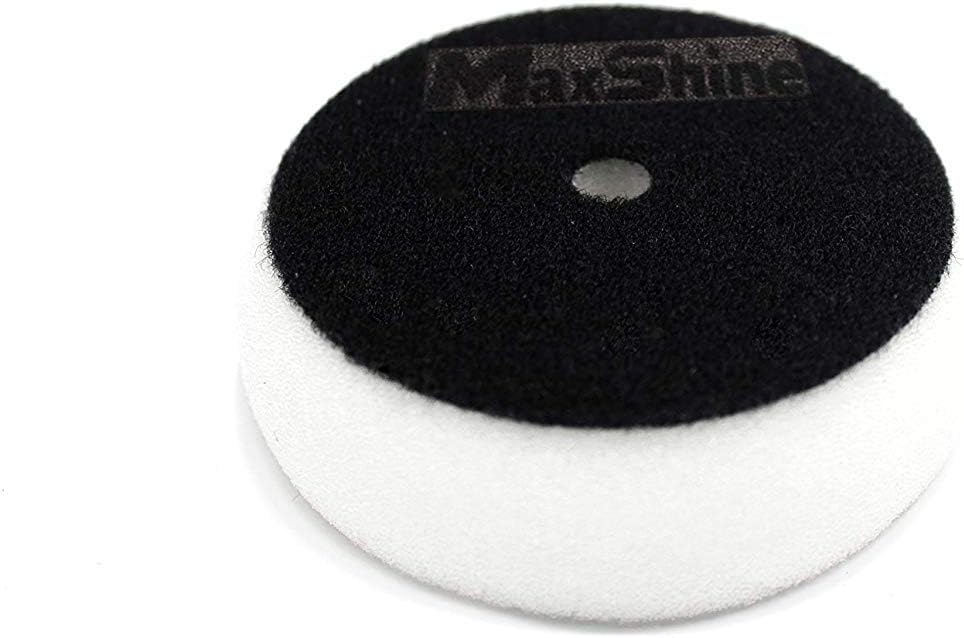 Maxshine3” Hook & Loop Cross Cut Polishing Foam Pad for Cutting - DA and Rotary Polisher Compatible, Scientifically Designed Cross Cut for Heat Absorption, Efficient Delivery of Compounds