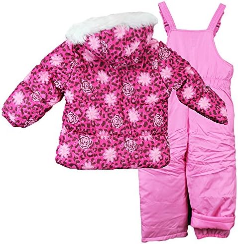 London Fog Girls Winter Snowsuit Winter Coat Snow Bib Pants Mittens or Gloves