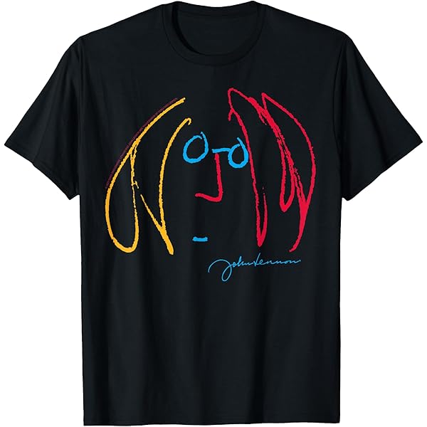 Amazon.com: John Lennon - Oversized Face T-Shirt : Clothing, Shoes