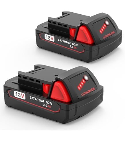 ASUNCELL M12 & M18 oplader voor Milwaukee M18 & M12 accu, dubbele poorten reserveladers 48-11-2411, 48-11-2420, 48-11-2401, 48-11-2402 & 18 V accu