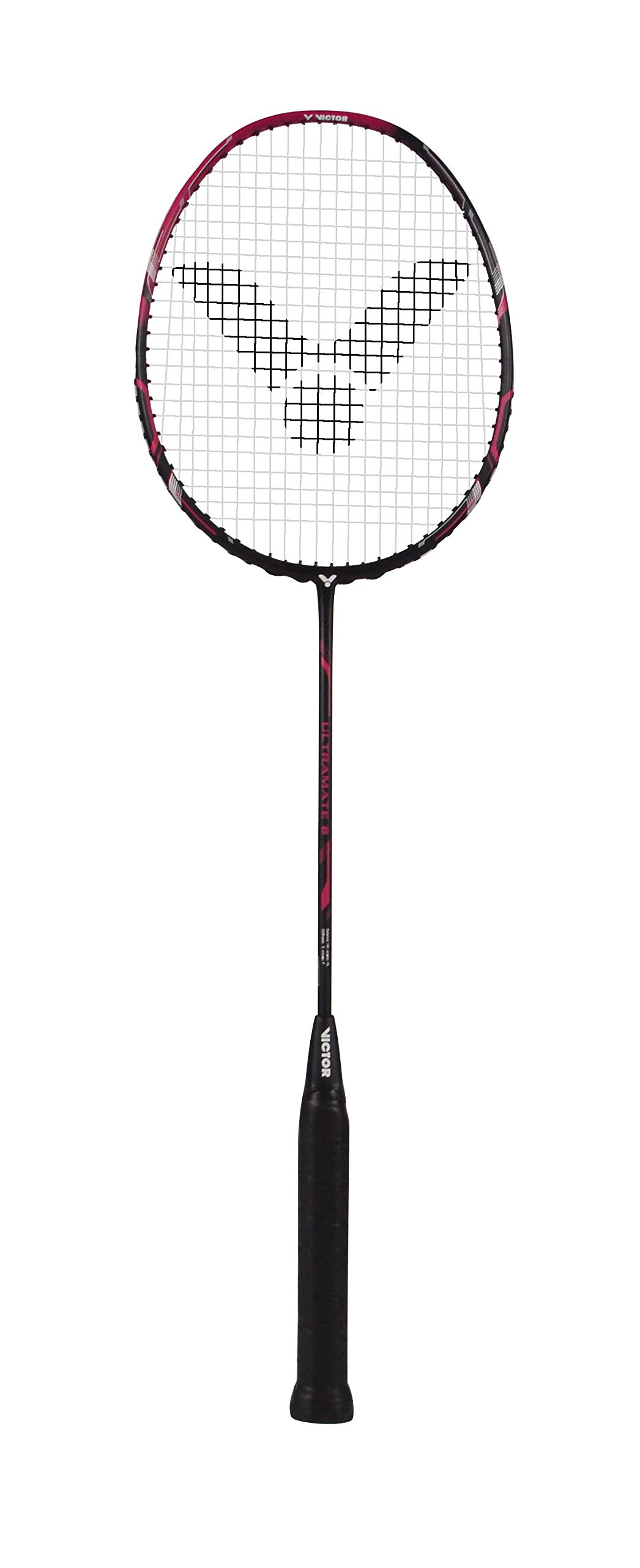 Victor Ultra Mate 8 Badminton Racquet - black / magenta, 087/0/9, 67 cm