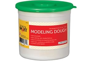 School Smart Non Toxic Modeling Dough - 3 1/3 pounds - Green