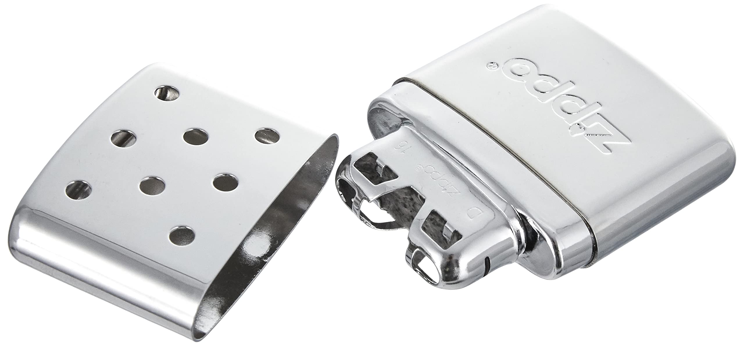 Zippo 12 Hour Refillable Hand Warmer | Portable, Refillable, Odorless | Works with Zippo Lighter Fluid | Includes easy fill technology, 2.5X more heat than disposables | Perfect for Camping, Fishing