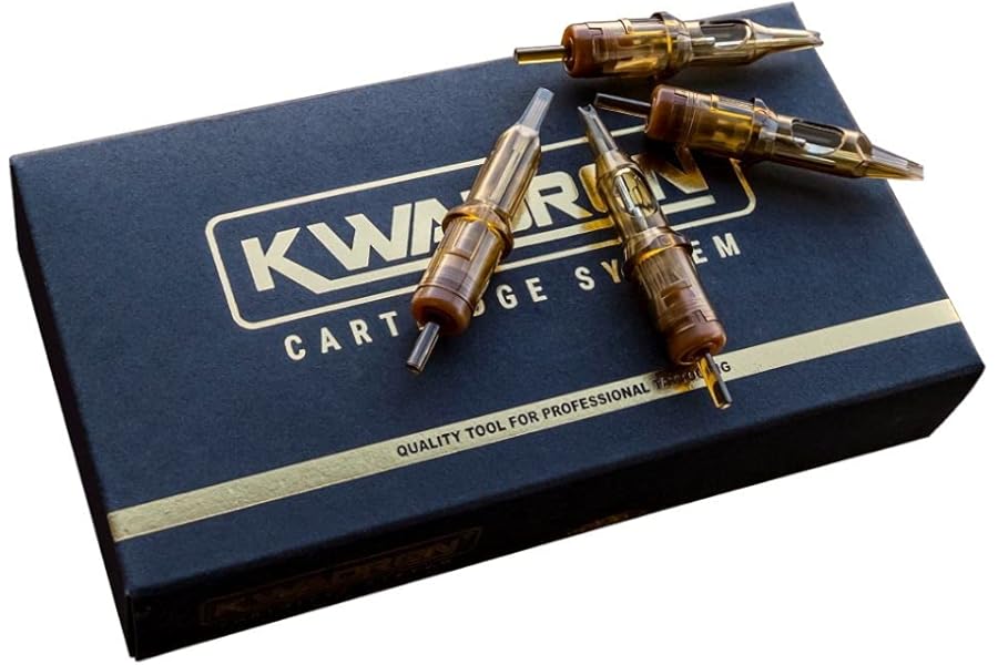 Kwadron Cartridge Tattoo Needles Cartridges, Box of 20, Tight Liners Long Taper – 3 Tight Liner Long Taper – 30/3RLLT