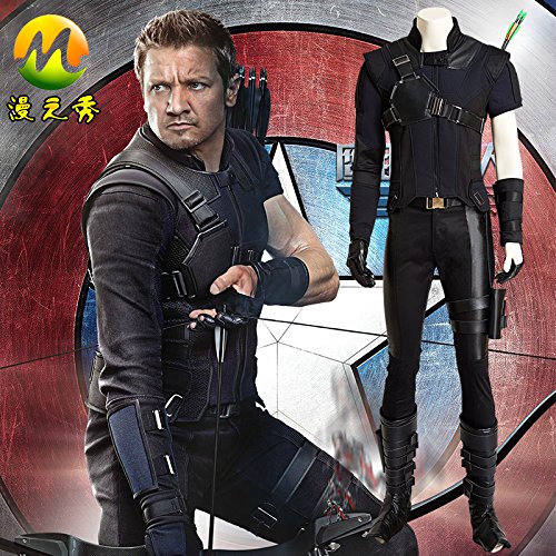 Captain America: Civil War Hawkeye shoes cover and a set of costume Cosply Prop
