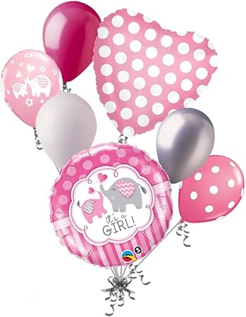 welcome home baby girl balloons