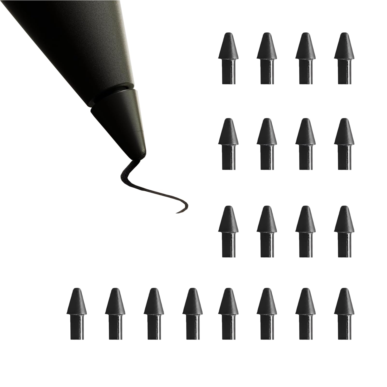 Photo 1 of 20pcs Remarkable Paper Pro Pen Tips Replacement for Marker/Marker Plus Pen, Remarkable 3 Nibs (Paper Pro*20)