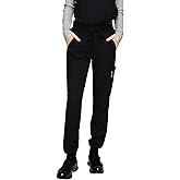 LAMBDA ACADIA Cecily Women's Cargo Jogger Scrub Pants – 8 Pockets, High Stretch, Easy Care, Classic Fit