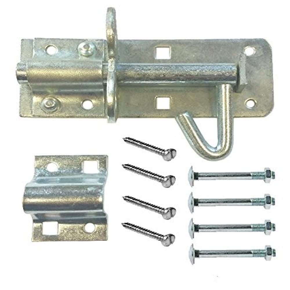 Merriway BH04254 2 A Brenton Type Heavy Duty Padbolt Including Fittings, 100 mm, 4 inch