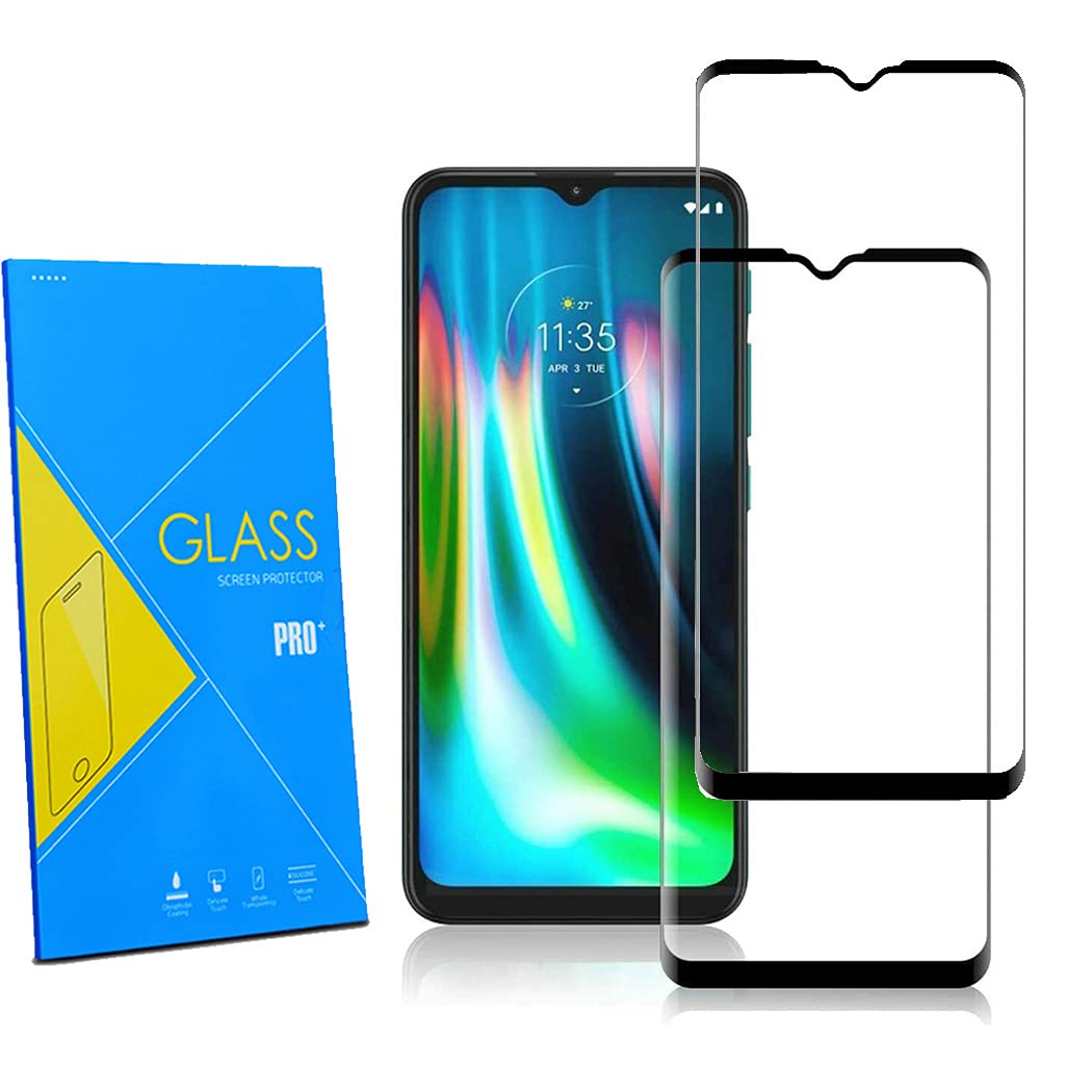 [2-Pack] Screen Protector for Motorola Moto G9 Play- Tempered Glass Film [Case Friendly][Anti-Scratch][Anti-Shatter] For Moto G9 Play 6.5"/ E7 Plus