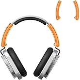 Headband Protector for Nothing Headphone (1) – Transparent PC Cover,Washable Anti-Collision Shockproof Hard Shell,Protects Headband from Scratches and Wear,Clear Orange