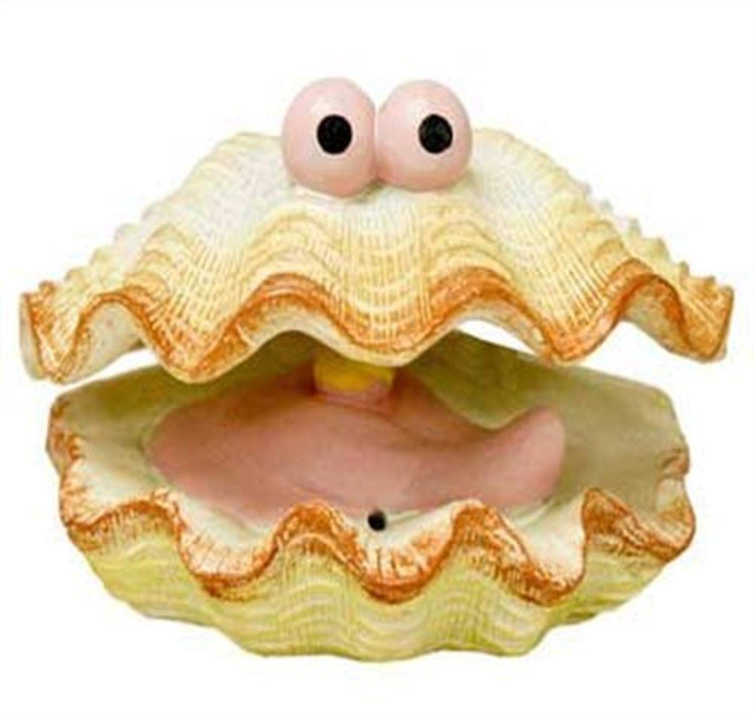 Rosewood Ormanent Bubbling Action Clam Aquarium Fun