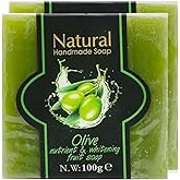 kastu 2-Pack,Olive Soap Bar for Face & Body,Dark Spot Remover,Deep Cleansing Olive Oils Natural Handmade Soap,Gentle,For All Skin Types For Men Women
