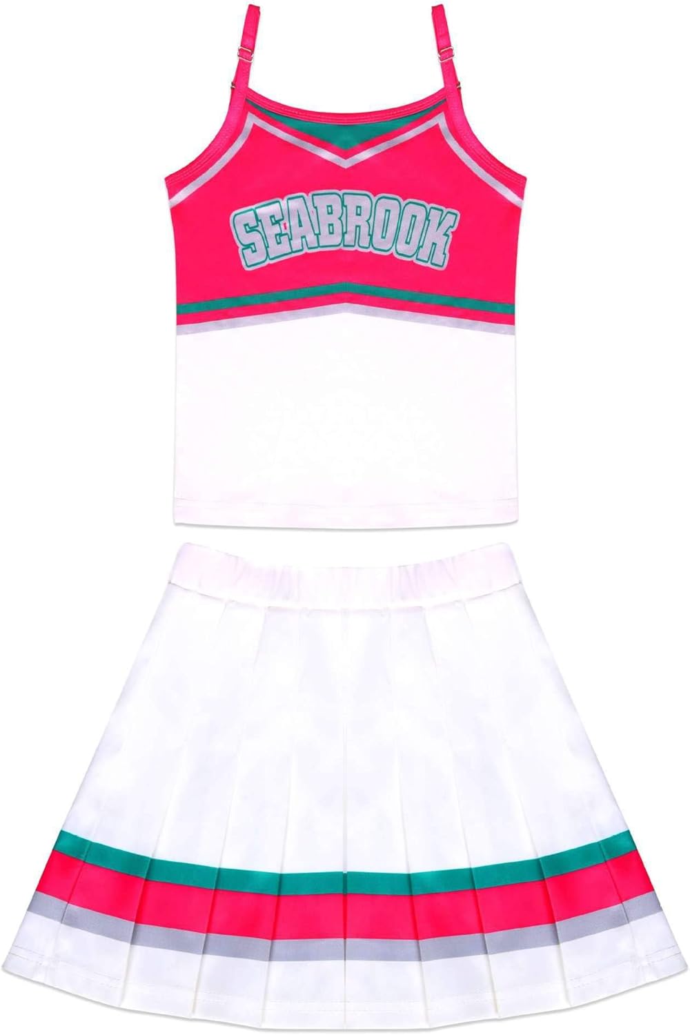 Zombies 2 Addison Cheerleader Costume Descendants Rose Girl Dress with