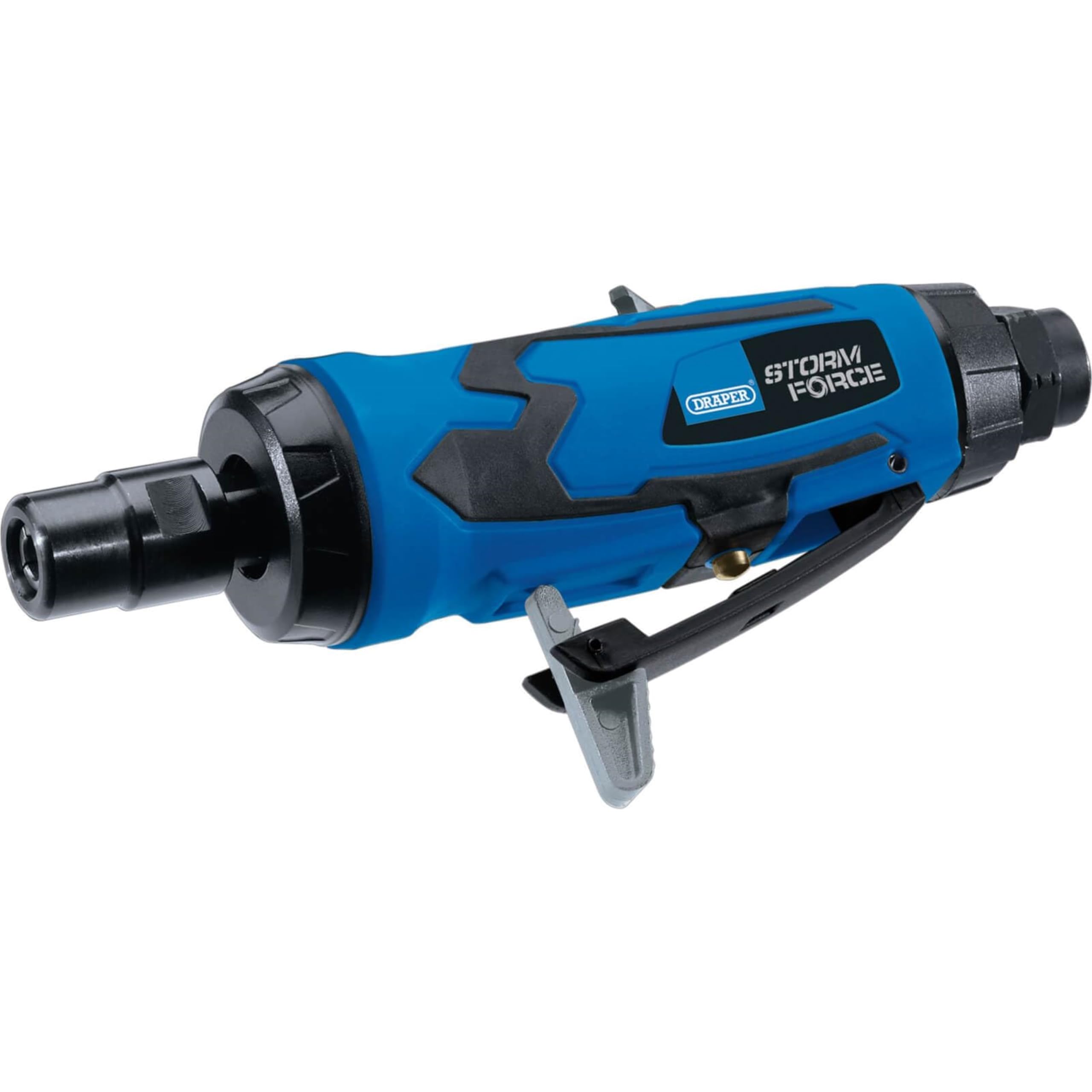 Draper 65130 Storm Force Composite Straight Mini Air Die Grinder (6mm), Blue