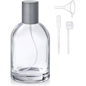 Zoyraya 100ml/3.4 Oz Glass Spray Perfume Bottle Atomizer,Empty Bottle | Perfume Atomizer,Travel Perfume Cologne Container Bot