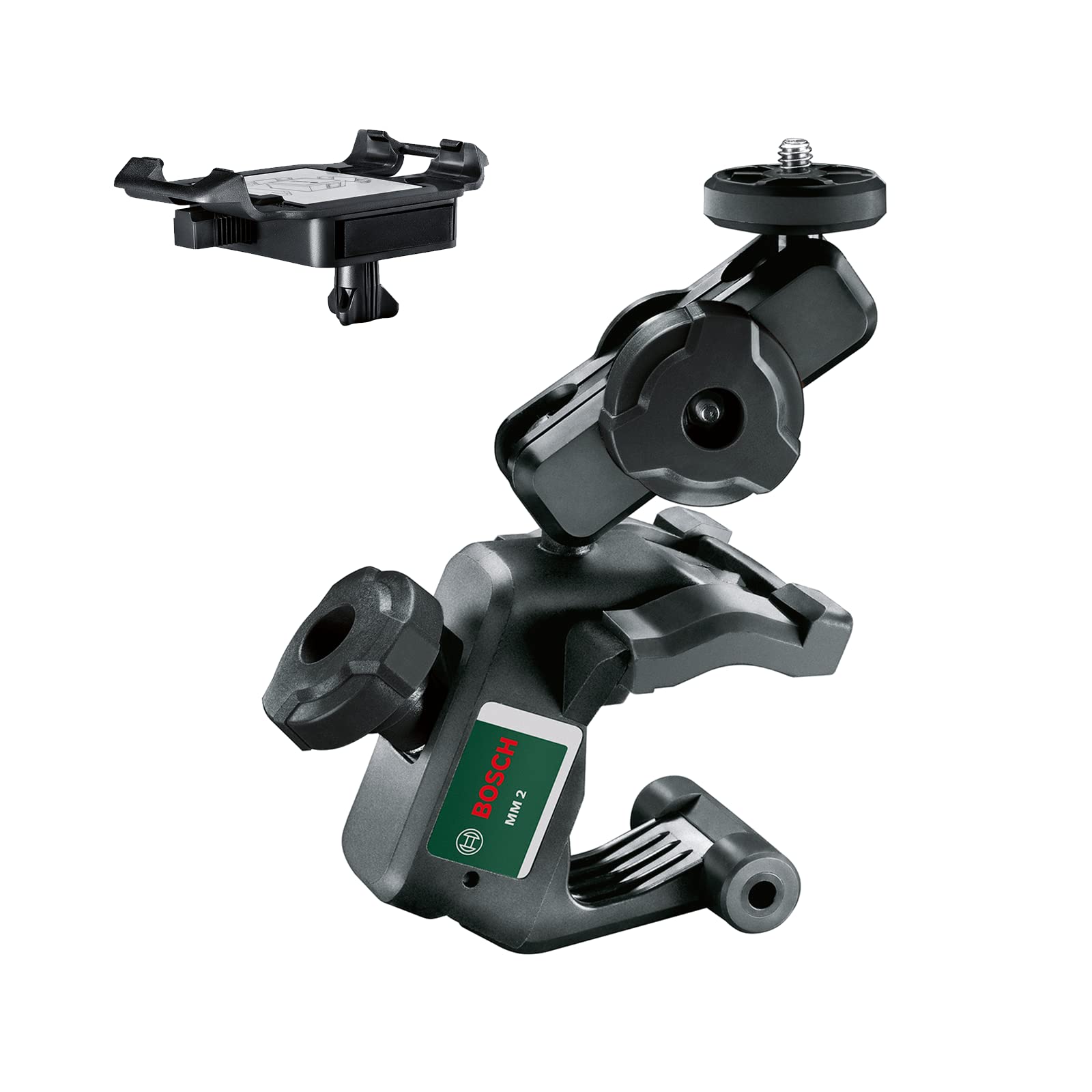 Bosch universal clamp MM 2 (with clamping range of 10-60 mm and height adjustment of 40-95 mm for fast and flexible positioning of cross line lasers)