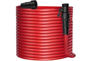SPUAE Garden Hose, 75 FT Water Hose, Pliable Garden Hose with 3/4" Fittings, Triple-layer Core, Garden Hose useful house gifts for Outdoor Lawn Car Watering Plants Red
