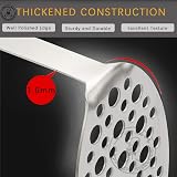 Starchef Stainless Steel Masher Ricer with Soft Handle Black view 3